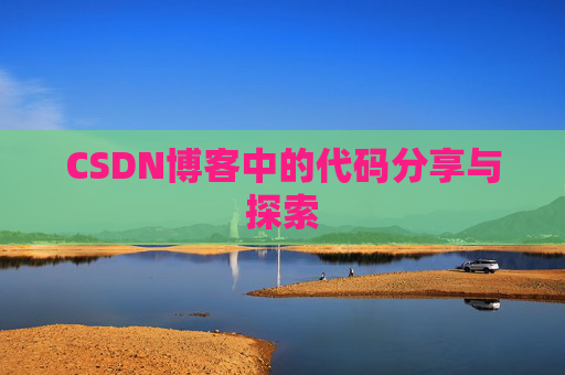 CSDN博客中的代码分享与探索